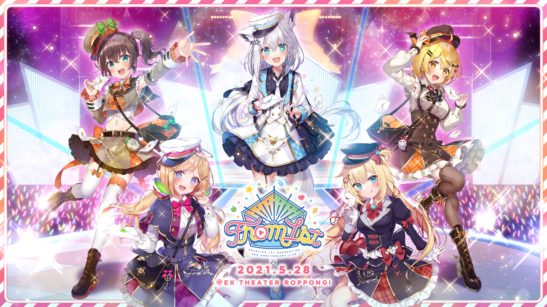 ホロライブ1期生の集合ビジュアル